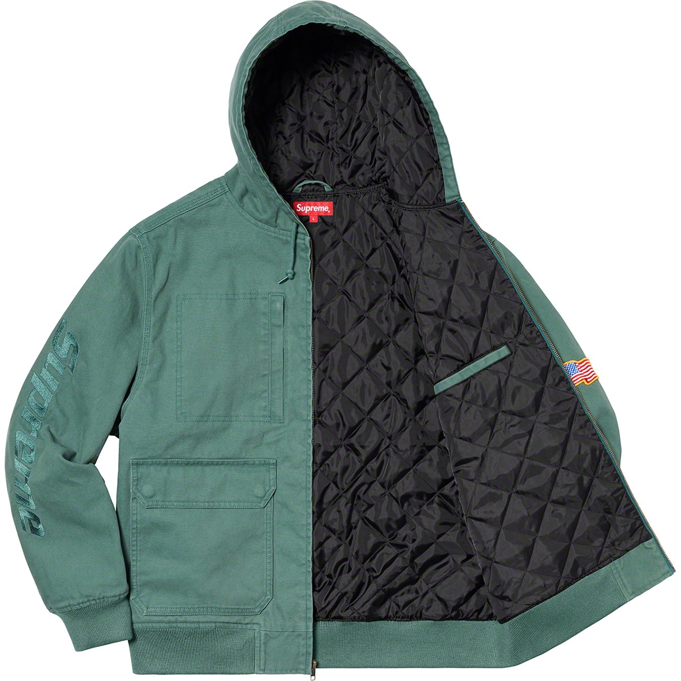Canvas Hooded Work Jacket view 17